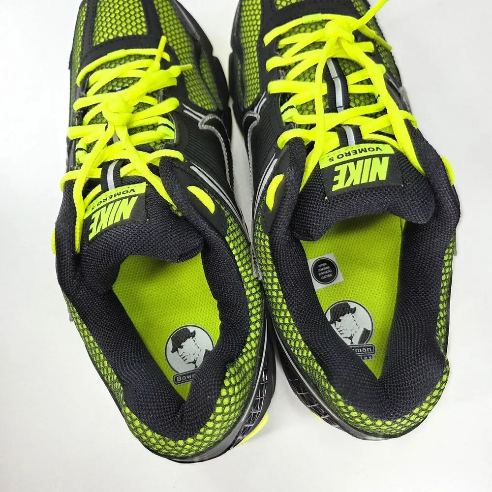 Nike Zoom Vomero 5 Lemon Venom Black Running Shoes FB9149-702 Sz 11